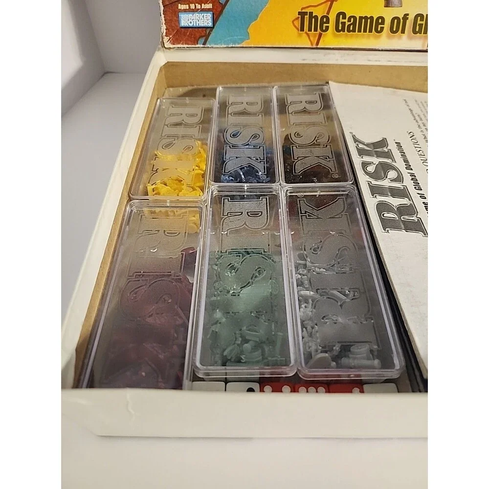 1993 Risk Board Game by Parker Brothers Complete EUC